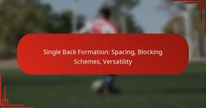 Single Back Formation: Spacing, Blocking Schemes, Versatility